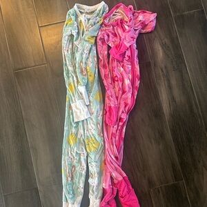 Set of 2 Little Sleepies 3T bamboo zippies